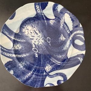 Anthropologie From the Deep octopus 8” salad/dessert plate